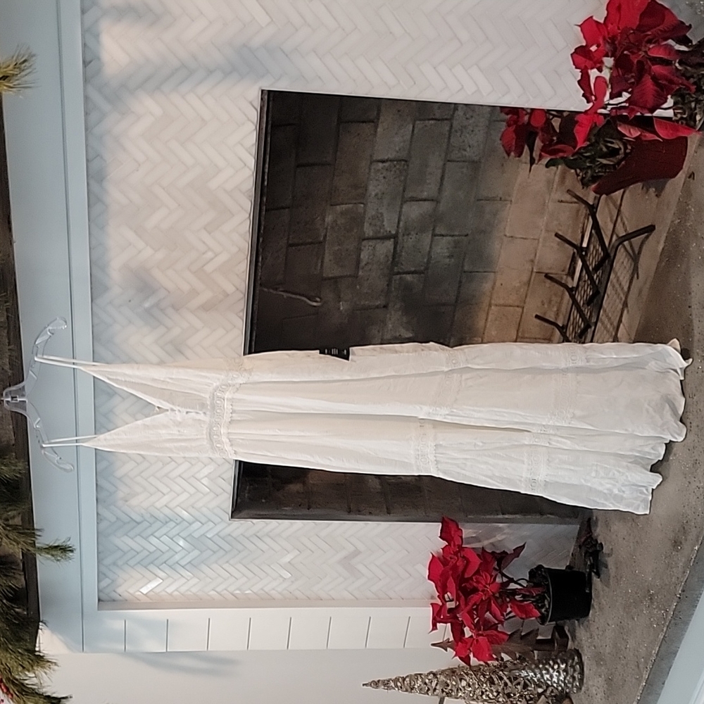 Lulus white casual maxi dress